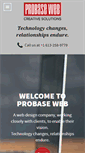 Mobile Screenshot of probaseweb.com