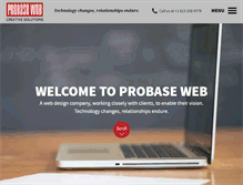 Tablet Screenshot of probaseweb.com
